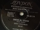 EDDIE COCHRAN : DRIVE IN SHOW  /  AM I BLUE.   SA.78.rpm (1957)