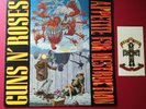 Guns N’ Roses Appetite for Destruction UK1st 1A/1B + PEEL-OFF “TATTOO” STICKER