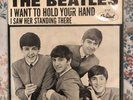 The Beatles I want to hold your hand I saw her standing there vinyl record 45