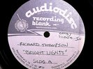 RICHARD & LINDA THOMPSON I WANT TO SEE BRIGHT LIGHTS INSANELY RARE ACETATE MINT