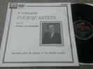 T.S. ELIOT -FOUR QUARTETS READ BY THE AUTHOR -RARE Uk EMI / HMV CLP 1115 Ex+/Ex