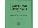 Lalo, Edouard - Symphonie Espagnole, Op 21 - Violin and Piano - edited by Zino