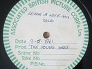 Listen CLIFF RICHARD 78 rpm Acetate THE YOUNG ONES OST 