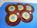 5 - 45 rpm RCA Victor Red Seal Records (Red Vinyl) Classical