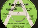 Mighty Joe Young Why Don't You Follow Me 1969 Parlophone A Label Demo 7