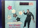 LOUIS ARMSTRONG ALL STARS with JACK TEAGARDEN 40-4044 EXC 78 12” 3 Album Set