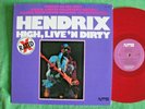 JIMI HENDRIX - HIGH, LIVE 'N DIRTY - 1978 NUTMEG LP - RARE 1968 N.Y. PERFORMANCE