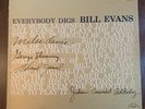Everybody Digs Bill Evans Riverside 12-291 mono LP small twin reels no 