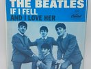 The Beatles And I Love Her / If I Fell Rare Picture Sleeve w 45rpm Record NM/VG+