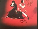 WHITE STRIPES - ELEPHANT  LP SIGNED JACK &MEG WHITE 1ST US PRESS WHITE/RED VINYL