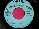 THE HIGH KEYS - Living a Lie - Northern Soul Promo 45 rpm - Verve 10423