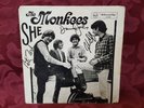 The Monkees, She, EP Vinyl Record, Signed Davy Jones, Peter Tork, Mickey Dolenz