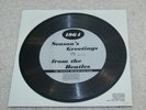 THE BEATLES 1964 Fan Club Issue Seasons Greetings 7 inch Soundcard Flex Tri Fold