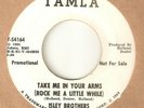 THE ISLEY BROTHERS Take Me In Your Arms TAMLA PROMO  MOTOWN NORTHERN SOUL USA 45