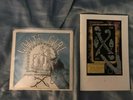 X WHITE GIRL PUNK ROCK 45 SLASH DANGERHOUSE LABEL 80 Blue and Rare X Zine Flyers