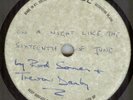 UNKNOWN**ON A NIGHT LIKE THE SIXTEENTH OF JUNE**ACETATE**HEAR IT
