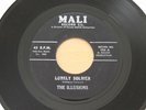 THE ILLUSIONS Lonely Soldier/Hey Boy 45 VG++ Doo Wop - Orig Bell Sound - HEAR