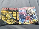 Pair of Iron Maiden Vinyl albums, Number of the Beast and Piece of Mind