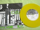 UK SUBS Live in a Car  Yellow Vinyl 7