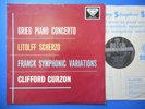 SXL 2173 Greig Piano Concerto /' Litolff Scherzo Clifford Curzon wbg ed.1 Ex