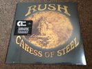 RUSH CARESS OF STEEL MINT NEW SEALED 180GR VINYL LP DOWNLOAD CODE BACK ON BLACK