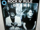 THE GERMS Rock And Rule LP PUNK ROCK Hardcore REPRESS Darby Crash Black Vinyl XX