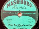 SKYLARKS gospel 78  WHEN THE WORLD'S ON FIRE Jesus Keeps Me Alive NASHBORO RJ 91