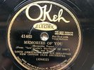 RARE 78, Louis Armstrong Okeh 41463 Memories of You, VG+