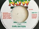 EARL SIXTEEN Immigration The Track NOW GENERATION NGM701 NG003 Vinyl 45 EX-