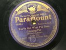 78 RPM Eddie Gray PARAMOUNT 12188 Ukulele Blues BLACK SWAN  V