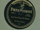Bo Weavil Jackson Paramount 12389 V+ Blues 78 You Can't Keep No Brown b/w Pistol