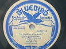 Wingy Manone The Flat Foot Floogee Martha Bluebird 78 RPM Record 7621 Mannone