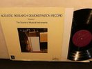Acoustic Research Demonstration Record (MINT Ensayo ENY/AR-1 Spain LP)