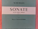 MAGDA TAGLIAFERRO ' SUCHMANN. PIANO SONATE OP.11 ' ED1. DUCRTET THOMSON.NM