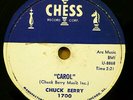 CHUCK BERRY r&r 78 CAROL looks VG++ b/w HEY PEDRO looks Mint Minus on Chess RJ C