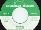 RARE ORIGINAL TRANSFER (Nothing) GREENBACK  Rare Funk 45