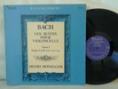 Valois MB 326 BACH Cello Suites 1 & 2 Henri Honegger MINT Stereo French LP