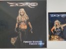 DORO FOREVER WARRIORS FOREVER UNITED VINYL / CD BOXSET +DAMAGED SIGNED PHOTOCARD