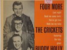 THE CRICKETS: Four More CORAL UK FEP 2060 Buddy Holly Rock 45 EP 7” PS