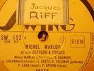 Disque 78 tours Michel Warlop ..... Poker / Mi la ré sol