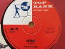BERT WEEDON   Apache / Lonely Guitar   SOUTH AFRICA ONLY TOP RANK 78rpm JAR 173