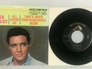 Elvis Presley 45 Record & PS 447-0618 All Shook Up & That's When Your Heart..VG+