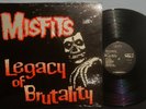 MISFITS 1970's-80's EARLY TRACKS VINYL LP LEGACY OF BRUTALITY NM SHRINK VPI NR