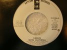 EAGLES Hotel California 1976 mono/stereo promo-only 7