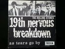 Rolling stones ,single,denmark,19th nervous breakdown