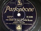MINSTREL EMMETT MILLER - ’GHOST OF THE ST. LOUIS BLUES’ PARLOPHONE 78 EE+