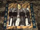 Glass Tiger Signed The Thin Red Line Vinyl Record Alan Frew Sam Reid Al Connolly