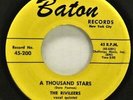 RIVILEERS - A THOUSAND STARS - ORIGINAL BATON DOO WOP 45 RPM