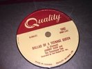 JOHNNY CASH : BALLAD OF A TEENAGE QUEEN / BIG RIVER.  Canada.78.rpm (1958)
