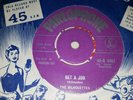 THE SILHOUETTES Get A Job UK ORIGINAL 1958 PARLOPHONE R 4407 Doo wop